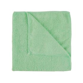 Contract Microfibre Cloth Green 10 Pack