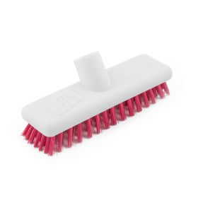 Washable Deck Scrubber 23cm Red