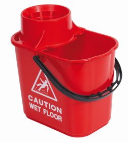 15L Professional Bucket & Wringer Red
