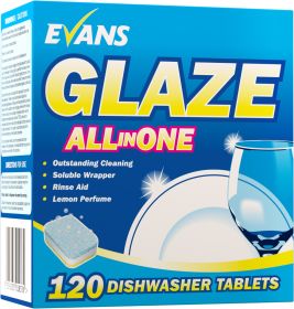 Glaze All in One Dishwasher Tablets 120