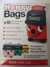 Henry Hoover Bags Hepa-Flo Pack of 10