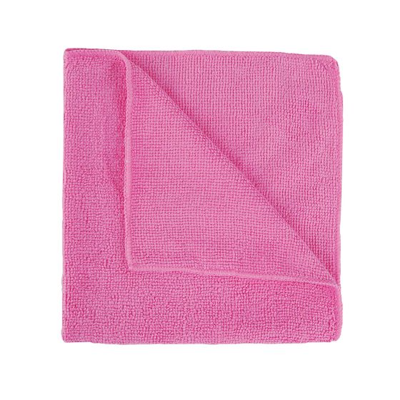 Contract Microfibre Cloth Red 10 Pack