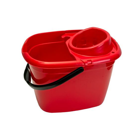 14L Great British Bucket & Wringer Red
