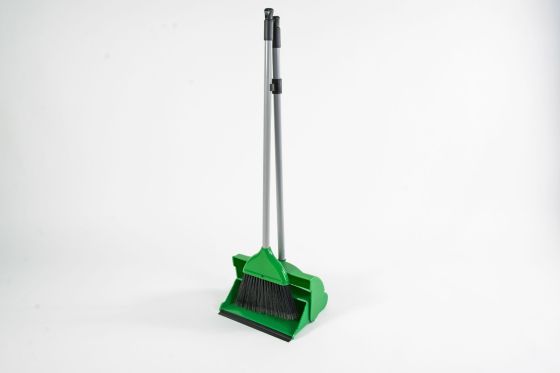 Contract Lobby Dustpan & Brush Green