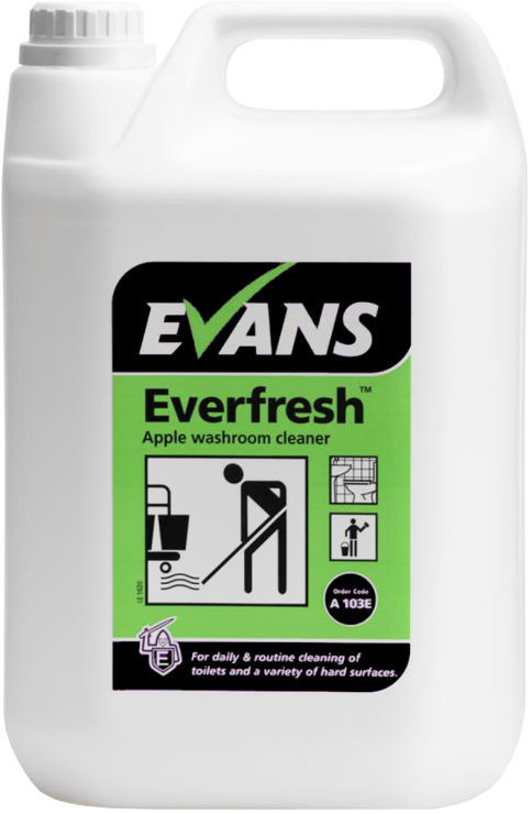 Everfresh Apple Toilet and Washroom Cleaner 5L