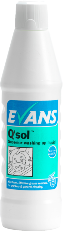 QSol Washing Up Liquid 6 x 1L